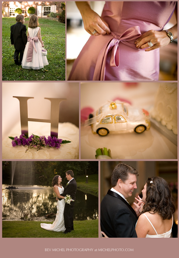 Ken and Michelle celebrated their October wedding at the Mendenhall Inn 